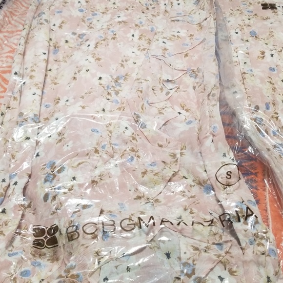 BCBGMaxAzria Brooke Ruffled Wrap Maxi Skirt Print - Picture 3 of 8